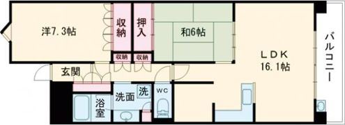 アークレジデンス奈良の間取り画像