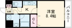 メルディアキューブやえのさとの間取り画像