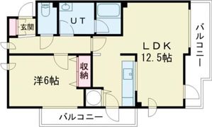 りら・ガーデン・ときわの間取り画像