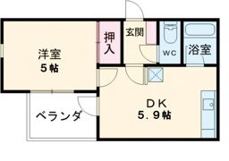 オリンピア浅野川の間取り画像