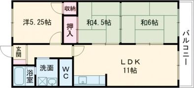 エバーシャインの間取り画像