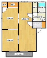 ジュネス35 B棟の間取り画像