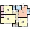 福田町福田借家の間取り画像