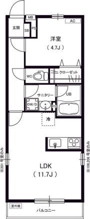 リブリ・華の間取り画像