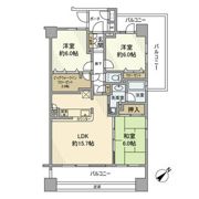 クレストフォルム横浜鶴見の間取り画像