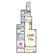 ファミリア長門石の間取り画像
