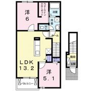シャイニングスマイルⅡAの間取り画像
