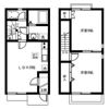 クレール嫁振Aの間取り画像