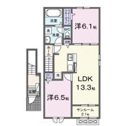 キャトル セゾンⅡの間取り画像