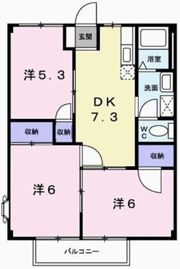 サンライズ青山の間取り画像