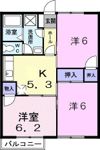 メゾン ドゥ ドリームの間取り画像