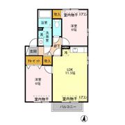 セードル小川 A/Bの間取り画像