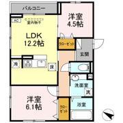 ヴェルジェAの間取り画像