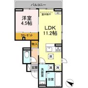 ヴェルジェAの間取り画像