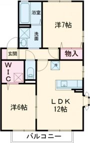 サンピラー Aの間取り画像