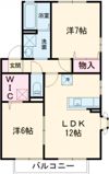 サンピラー Aの間取り画像