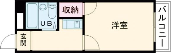 ヨーロピアン4番館の間取り画像