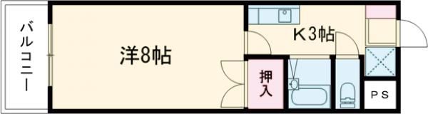 K&KビルドB棟の間取り画像