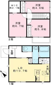 エルメゾンネクスト上尾原市の間取り画像