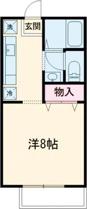 東栄ハイツ Eの間取り画像