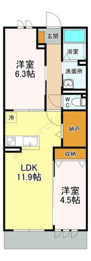 ハイム浦和区の間取り画像