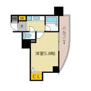 エスリード天神第2の間取り画像
