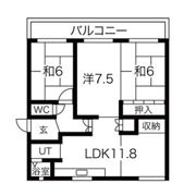 パビリオン平和A棟の間取り画像