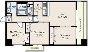 S-FORT亀戸の間取り画像