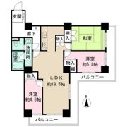 リプレ川口一番街6号棟の間取り画像
