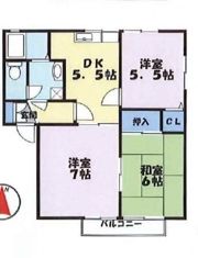 ディアス・オークラの間取り画像