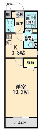 シャトーヴェールの間取り画像