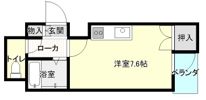 リバティープラザ呉服町の間取り画像