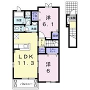 アンソレイユの間取り画像