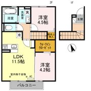 D-room柳原の間取り画像