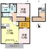D-room柳原の間取り画像