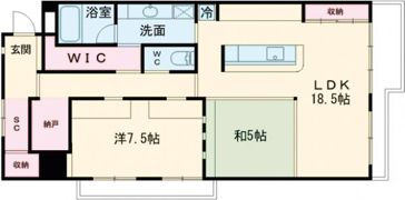 パストラルハイム阿倉川の間取り画像