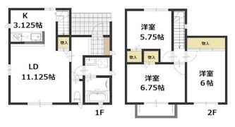 リアン・HS Bの間取り画像