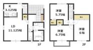 リアン・HS Bの間取り画像