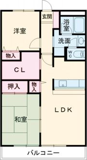 高砂ハイツ石原2の間取り画像