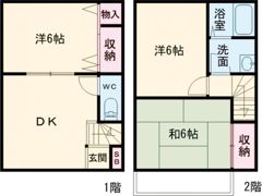 ルーミー行田の間取り画像