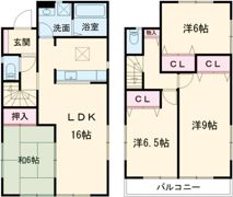 羽加美一丁目住宅の間取り画像