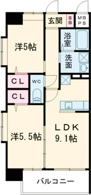 Prime尾ノ上の間取り画像