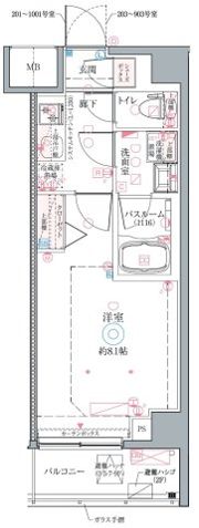クレヴィスタ綾瀬Ⅲの間取り画像