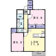 コモドの間取り画像