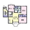 メゾニティ 川西Bの間取り画像