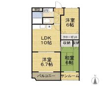 アプリコット二の宮の間取り画像