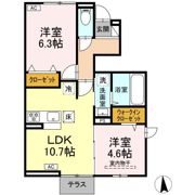 リベール鳴神 A棟の間取り画像