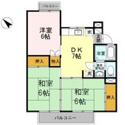 メゾン若宮 3号館の間取り画像