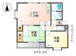 グリーンハイツウィステリアの間取り画像