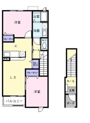 ノアBの間取り画像